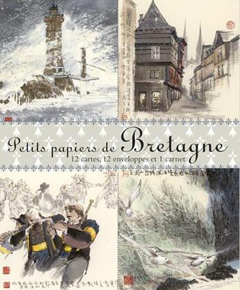 Couverture du livre « Petits papiers de Bretagne » de Yifu He aux éditions Ouest France