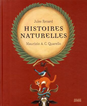 Couverture du livre « Histoires naturelles » de Quarello/Renard aux éditions Milan