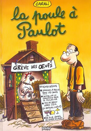 Couverture du livre « La poule a paulot » de Carali aux éditions Zebu