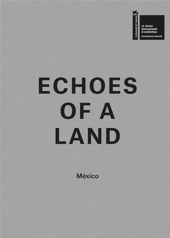 Couverture du livre « Echoes of a land /anglais/espagnol » de Etchegaray Gabriela aux éditions Arquine