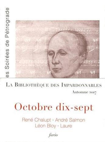 Couverture du livre « Octobre 17 » de  aux éditions Fario