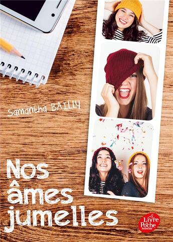 Couverture du livre « Nos ames jumelles t.1 » de Samantha Bailly aux éditions Le Livre De Poche Jeunesse