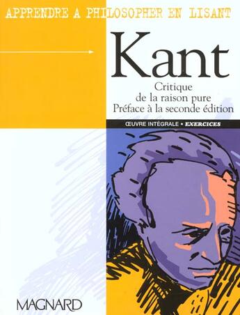 Couverture du livre « Apprendre à philosopher en lisant ; Kant » de Durand-Colson aux éditions Magnard