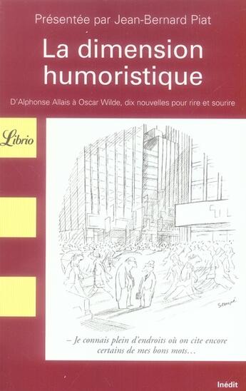 Couverture du livre « La dimension humoristique » de  aux éditions J'ai Lu