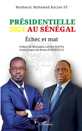 Couverture du livre « Présidentielle 2024 au Sénégal : échec et mat » de Boubacar Mohamed Racine Sy aux éditions L'harmattan