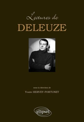 Couverture du livre « Deleuze. lectures. » de Adkins/Antonioli aux éditions Ellipses