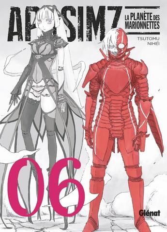 Couverture du livre « Aposimz ; la planète des marionnettes Tome 6 » de Tsutomu Nihei aux éditions Glenat