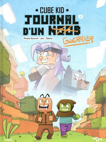 Couverture du livre « Journal d'un Noob Tome 2 : balade dans le Nether » de Pirate Sourcil et Jez et Cube Kid et Joel Odone aux éditions Jungle