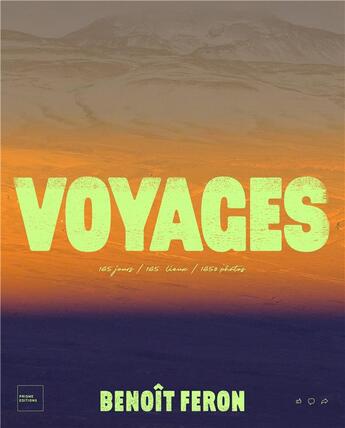 Couverture du livre « Voyages » de Benoit Feron aux éditions Prisme Editions