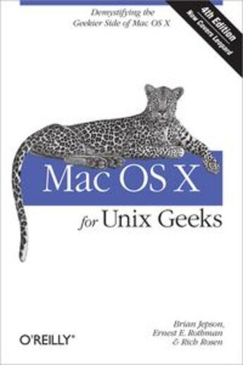 Couverture du livre « Mac OS X for Unix Geeks (Leopard) » de Ernest E. Rothman aux éditions O'reilly Media