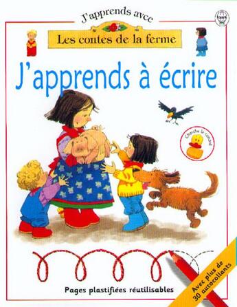 Couverture du livre « J'apprends a ecrire » de Lisa Miles aux éditions Usborne