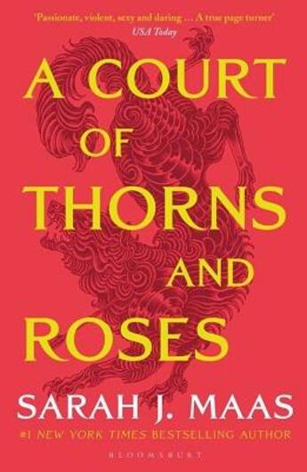 Couverture du livre « A COURT OF THORNS AND ROSES » de Sarah J. Maas aux éditions Bloomsbury