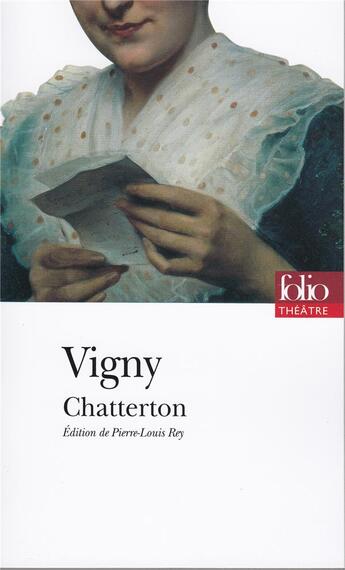 Couverture du livre « Chatterton » de Alfred De Vigny aux éditions Folio