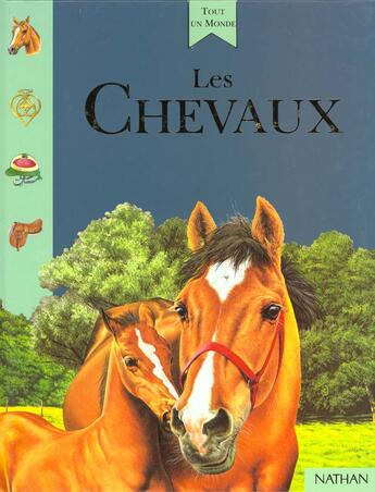 Couverture du livre « Les chevaux » de Marie Bataille aux éditions Nathan