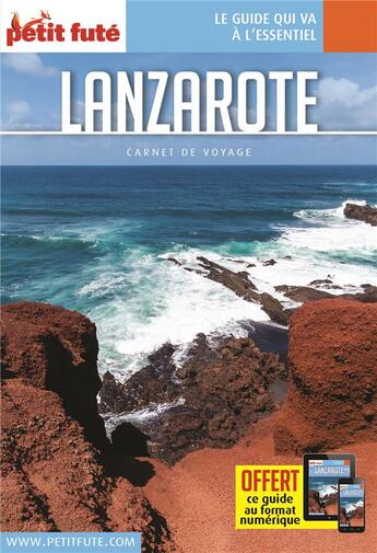 Couverture du livre « GUIDE PETIT FUTE ; CARNETS DE VOYAGE ; Lanzarote (édition 2020) » de  aux éditions Le Petit Fute