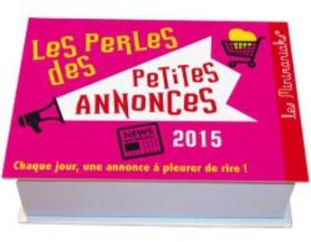 Couverture du livre « Perles des petites annonces 2015 » de  aux éditions Editions 365