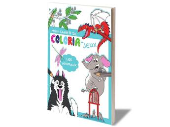 Couverture du livre « Coloria-jeux n 3 » de Berenger Noemie aux éditions Mk67