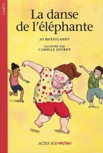 Couverture du livre « La danse de l'éléphante » de Jo Hoestlandt et Camille Jourdy aux éditions Actes Sud