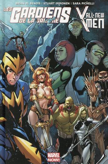 Couverture du livre « All new X-Men/les Gardiens de la Galaxie : le procès de Jean Grey » de Sara Pichelli et David Marquez et Stuart Immonen et Brian Michael Bendis aux éditions Panini