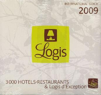 Couverture du livre « Coffret Logis de France : 3000 hôtels-restaurants & logis d'exception ; caractère, nature, silence (édition 2009) » de Fil aux éditions Logis De France