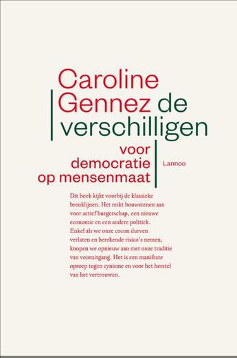 Couverture du livre « De verschilligen » de Caroline Gennez aux éditions Terra - Lannoo, Uitgeverij