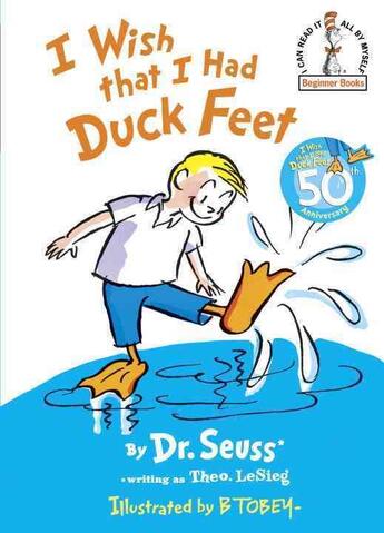 Couverture du livre « I wish that i had duck feet » de Dr Seuss aux éditions 