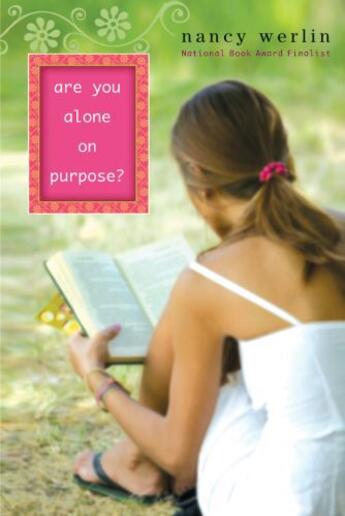 Couverture du livre « Are You Alone on Purpose? » de Nancy Werlin aux éditions Penguin Group Us