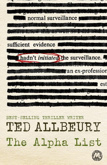 Couverture du livre « The Alpha List » de Allbeury Ted aux éditions Hodder And Stoughton Digital