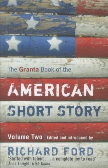 Couverture du livre « The granta book of the american short story. tome 2 » de Richard Ford aux éditions Granta Books