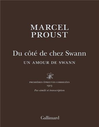 Couverture du livre « À la recherche du temps perdu : du côté de chez Swann ; un amour de Swann » de Marcel Proust aux éditions Gallimard