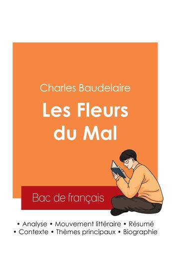 Couverture du livre « Réussir son Bac de français 2025 : Analyse des Fleurs du Mal de Baudelaire » de Charles Baudelaire aux éditions Bac De Francais