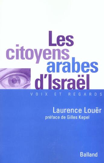 Couverture du livre « Les Citoyens Arabes D Israel » de Loer L aux éditions Balland