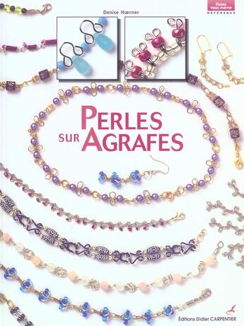 Couverture du livre « Perles Sur Agrafes » de Hoerner Denise aux éditions Editions Carpentier