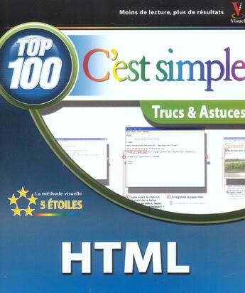 Couverture du livre « Html ; Top 100 Trucs Et Astuces » de Marnagraphics aux éditions First Interactive