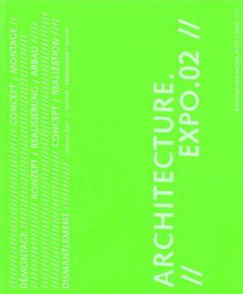 Couverture du livre « Architecture expo 2002 » de  aux éditions Nouvelles Editions Place