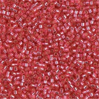 Couverture du livre « Tube duracoat s/l dyed hibiscus 11/0 miyuki delica bead approx 7 gr » de  aux éditions Dg-exodif