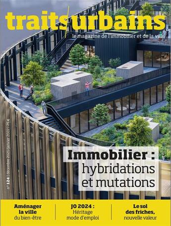 Couverture du livre « Traits urbains n 124 : immobilier : hybridations et mutations - janvier 2022 » de  aux éditions Traits Urbains