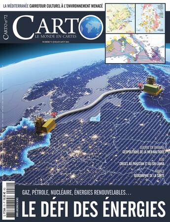 Couverture du livre « Carto n.72 : le défi des énergies » de Carto aux éditions Carto