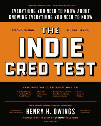 Couverture du livre « The Indie Cred Test » de Owings Henry H aux éditions Penguin Group Us