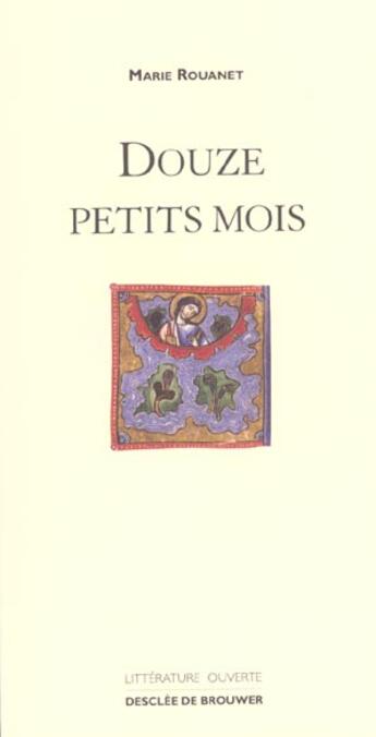 Couverture du livre « Douze petits mois » de  aux éditions Desclee De Brouwer