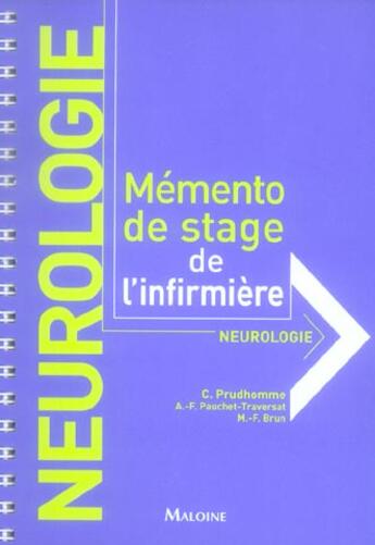 Couverture du livre « Neurologie - msi » de Pauchet-Traversat aux éditions Maloine