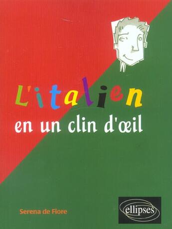 Couverture du livre « L'italien en un clin d'oeil » de De Fiore aux éditions Ellipses