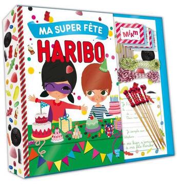 Couverture du livre « Ma super fête Haribo ; mon petit coffret » de  aux éditions Deux Coqs D'or