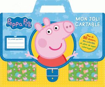 Couverture du livre « Mon Joli Cartable Peppa Pig » de  aux éditions Hachette