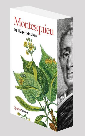 Couverture du livre « De l'Esprit des lois : sous étui » de Montesquieu aux éditions Gallimard