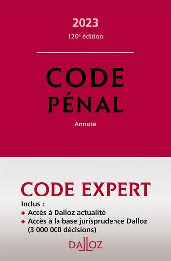 Couverture du livre « Code pénal et procédure pénale (édition 2023) » de Carole Gayet et Yves Mayaud aux éditions Dalloz