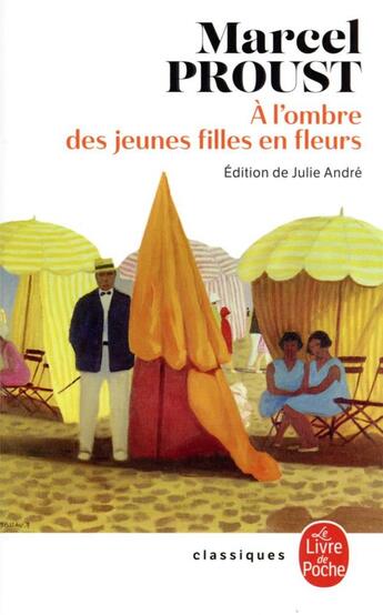 Couverture du livre « À la recherche du temps perdu t.2 : à l'ombre des jeunes filles en fleurs » de Marcel Proust aux éditions Le Livre De Poche