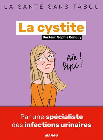 Couverture du livre « La cystite » de Sophie Conquy aux éditions Mango