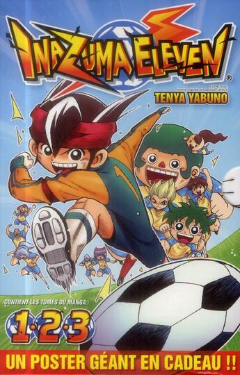 Couverture du livre « Inazuma eleven : coffret Tomes 1 à 3 » de Tenya Yabuno aux éditions Kurokawa