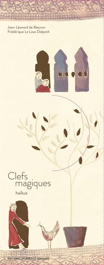 Couverture du livre « Clés magiques ; haïkus » de Frederique Delpech et Jean-Leonard De Meuron aux éditions Courtes Et Longues